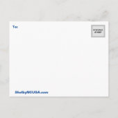 歴史的シェルビーNCポストカード ポストカード (裏面)