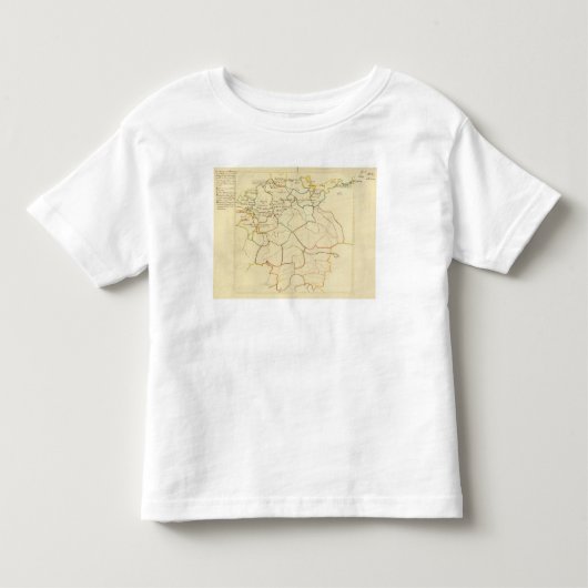 歴史的ドイツおよびオーストリア トドラーTシャツ (正面)