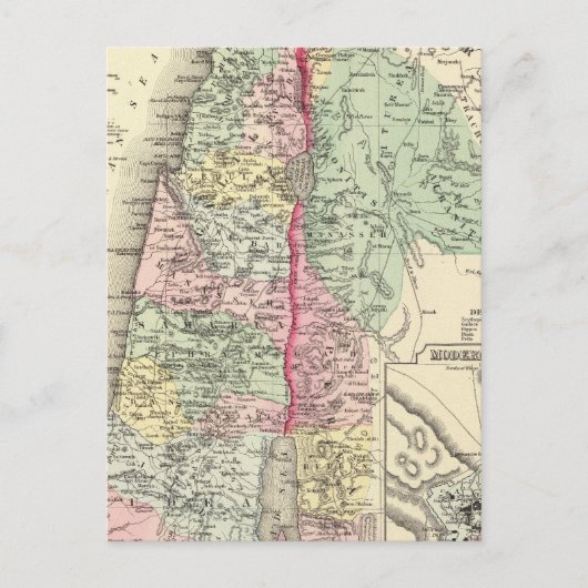 歴史的パレスチナ ポストカード (正面)