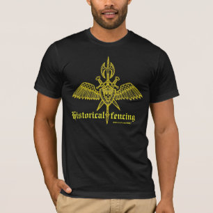 歴史的フェンシングのカッコいいのTシャツのデザイン Tシャツ