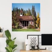 歴史的ブランチャード校舎….. ポスター (ホームオフィス)