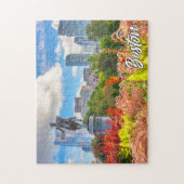 歴史的ボストン，マサチューセッツ州，統一された州 ジグソーパズル (縦)