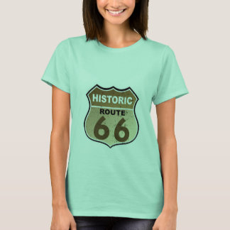 歴史的ルート66ハイウェイサイン Tシャツ
