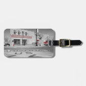 歴史的ルート66フォトウィンズロー，アリゾナカスタム州 ラゲッジタグ (正面横)