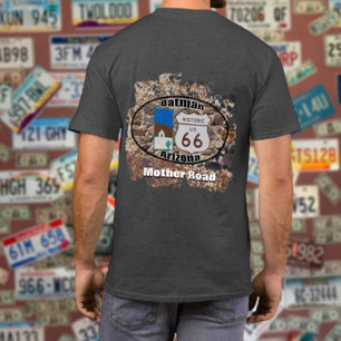 歴史的ルート66マザーロードオートマンアリゾナ Tシャツ