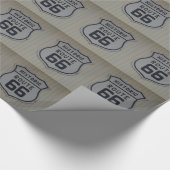 歴史的ルート66レトロ標識 ラッピングペーパー (角)