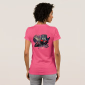 歴史的ルート66ロードトリップTにバイクに乗る Tシャツ (裏面フル)