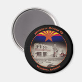 歴史的ルート66目的地ウィンズローアリゾナ マグネット (正面/裏面)