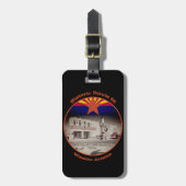 歴史的ルート66目的地ウィンズローアリゾナ ラゲッジタグ (正面縦)