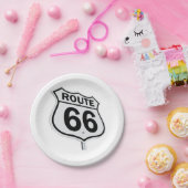 歴史的ルート66紙プレート。 ペーパープレート (パーティー)
