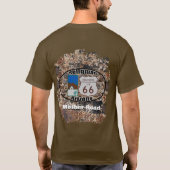 歴史的ルート66 ～アリゾナ州スリグマン Tシャツ (裏面)