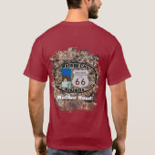 歴史的ルート66 ～アリゾナ州メテオシティ Tシャツ (裏面)