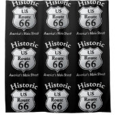 歴史的ルート66 - – シャワーカーテン (正面)