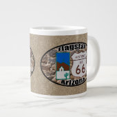 歴史的ルート66 ～フラッグスタッフ（アリゾナ） ジャンボコーヒーマグカップ (正面右)