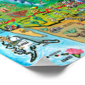 歴史的ルート66 USA ポスター (角)