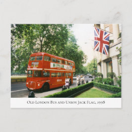 歴史的ロンドンバスPark Lane, London, 1998 ポストカード