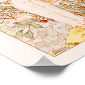 歴史的ヴィンテージ新しいフラワーフェアリー ポスター (角)