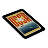 歴史的ヴィンテージUSSR旅行ポスター マグネット (右側)