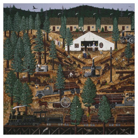 歴史的伐採所 ファブリック (見本)