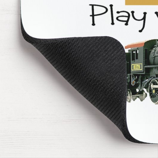 歴史的列車のギフト--笑わされるなことわざ マウスパッド (コーナー)