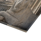 歴史的教会前の獅子像 カッティングボード (角)