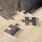 歴史的教会前の獅子像 ジグソーパズル (側面)