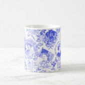 歴史的男女同権主義者は青のToileを開拓します コーヒーマグカップ (中央)