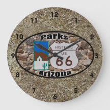 歴史的素朴な米国ルート66 ～パークス（アリゾナ）