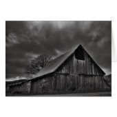 歴史的素朴カントリーバーンカード (正面横)