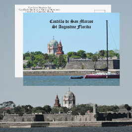 歴史的聖オーガスティンFL Castillo de San Marcos ポストカード