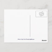 歴史的鍵ウェストフロリダライトハウス ポストカード (裏面)