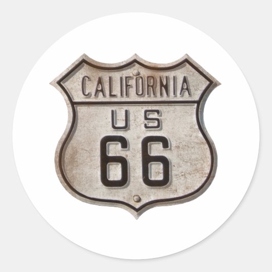 歴史的高速道路標識 ラウンドシール (正面)