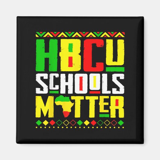 歴史的黒人大学の卒業生 HBCU マグネット (正面)