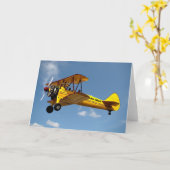 歴史航空便100周年 カード (黄色い花)