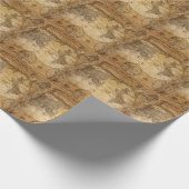 歴史記録の旅: 1746年世界地図 ラッピングペーパー (角)