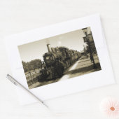 歴史鉄道 長方形シール (封筒)