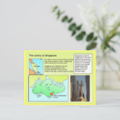歴史、シンガポール植民地 ポストカード (スタンド正面)