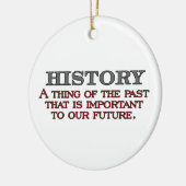 歴史 セラミックオーナメント (左)