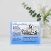 歴史,ビクトリアン入浴機 ポストカード (スタンド正面)