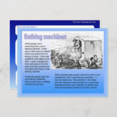 歴史,ビクトリアン入浴機 ポストカード (正面/裏面)