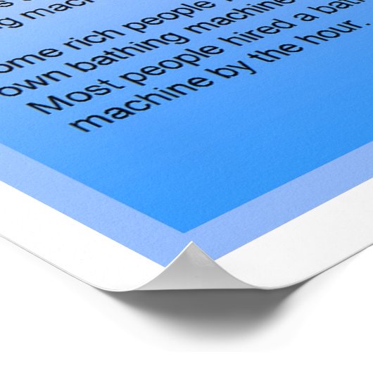 歴史、ビクトリア人、入浴機 ポスター (角)