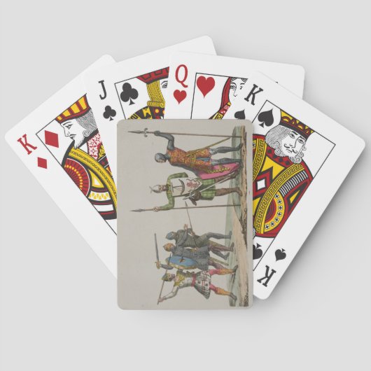 「歴史」プレート14 トランプ (裏面)