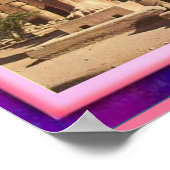 歴史、古代エジプトの寺院 ポスター (角)