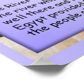 歴史、古代エジプト川ナイル ポスター (角)