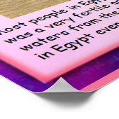 歴史、古代エジプト川ナイル ポスター (角)