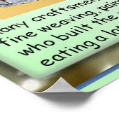 歴史、古代エジプト、寺院の職人 ポスター (角)