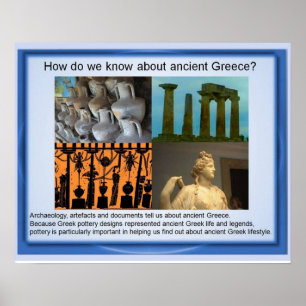 歴史、古代ギリシャどうやって分かったか? ポスター