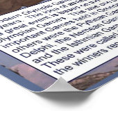 歴史、古代ギリシャ、オリンピアス大会 ポスター (角)