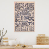 歴史、古代ギリシャ ポスター (キッチン)