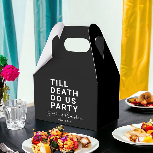 死おもしろいが我々のパーティーや婚約結婚を行うまで フェイバーボックス